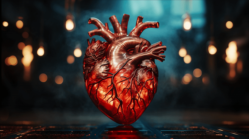 Blog - Cinemagraph' of The Boocle's heart. LAB BOOCLE AI