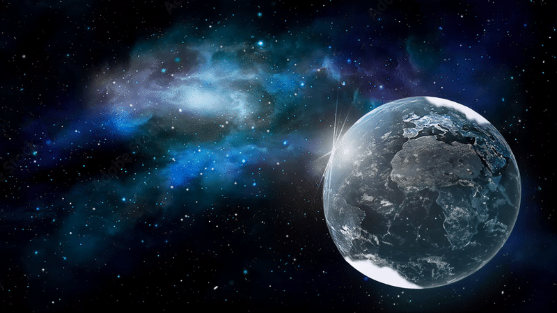 Blog - Cinemagraph' of The motehr Earth under ice (soon). LAB BOOCLE AI