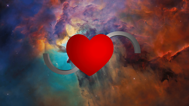Blog - Endless illustration Video Loop of Boocle's ecologo heart logo. LAB BOOCLE AI