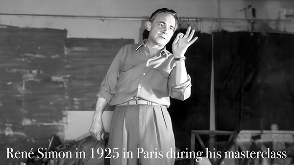 Blog - Real Photography Black and White of René Simon who teach theater. BOOCLE