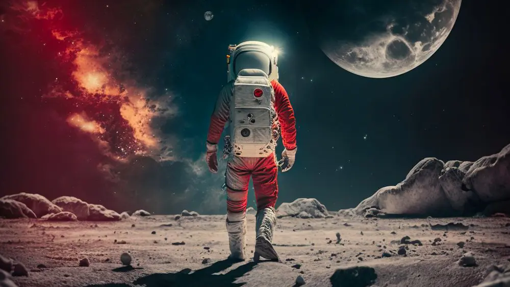 Accelerateur Starfounders Cosmonaute sur la Lune